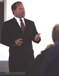 David Kudla conducting an educational seminar in Grand Rapids, Michigan